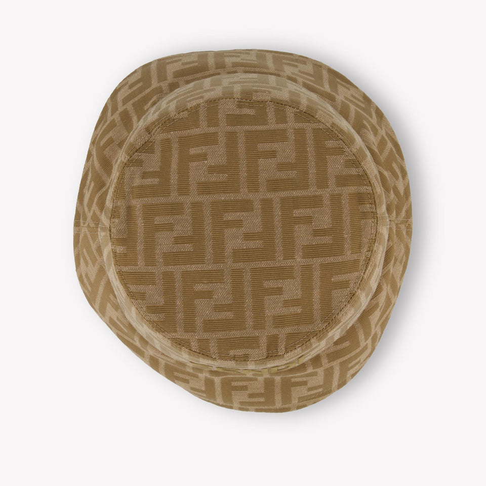 Fendi Kids Unisex Hat  Offwhite