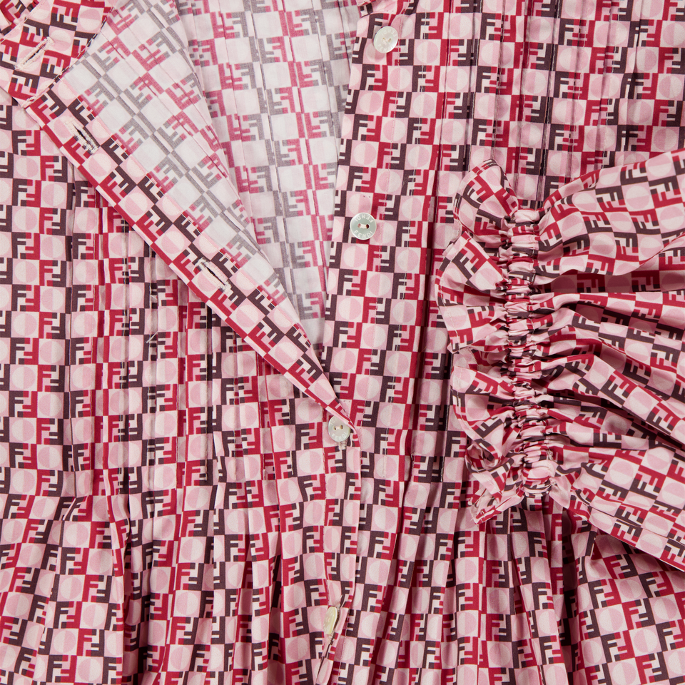 Fendi Kinder Meisjes Blouse In Roze