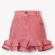 Fendi Kids Girls Skirt Pink