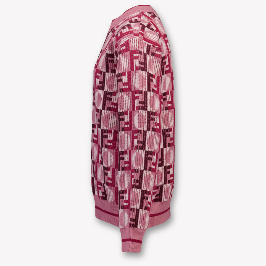 Fendi Kinder Meisjes Trui In Roze