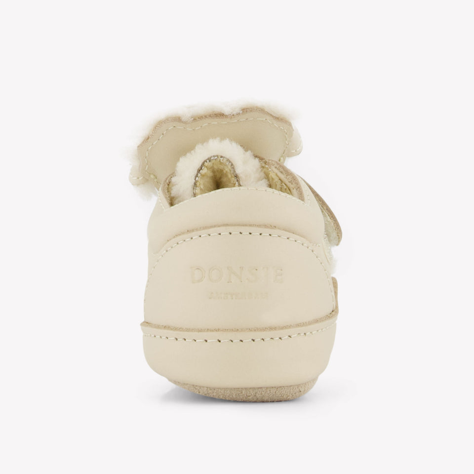 Donsje Amsterdam Baby Girls Sneakers Cream