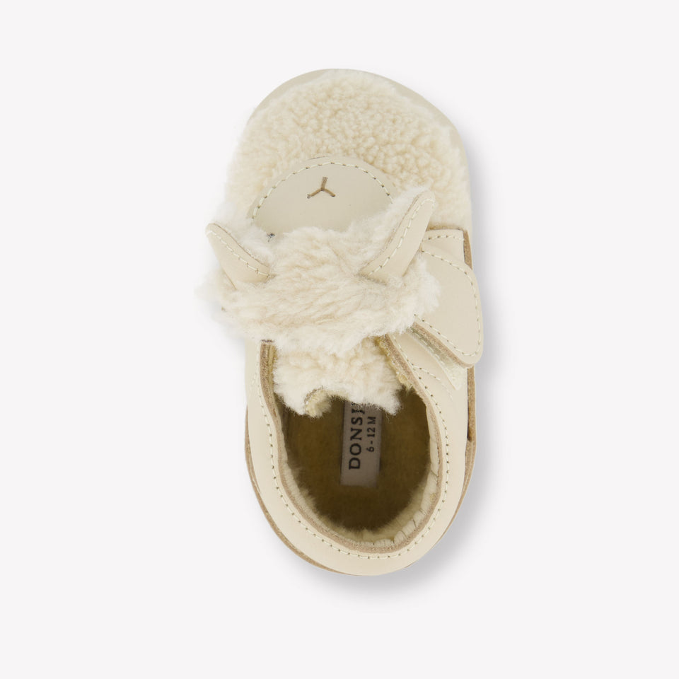 Donsje Amsterdam Baby Girls Sneakers Cream