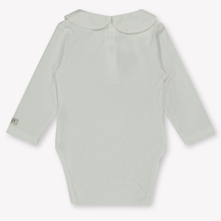 Donsje Amsterdam Unicorn Baby Meisjes Rompertje In Off White