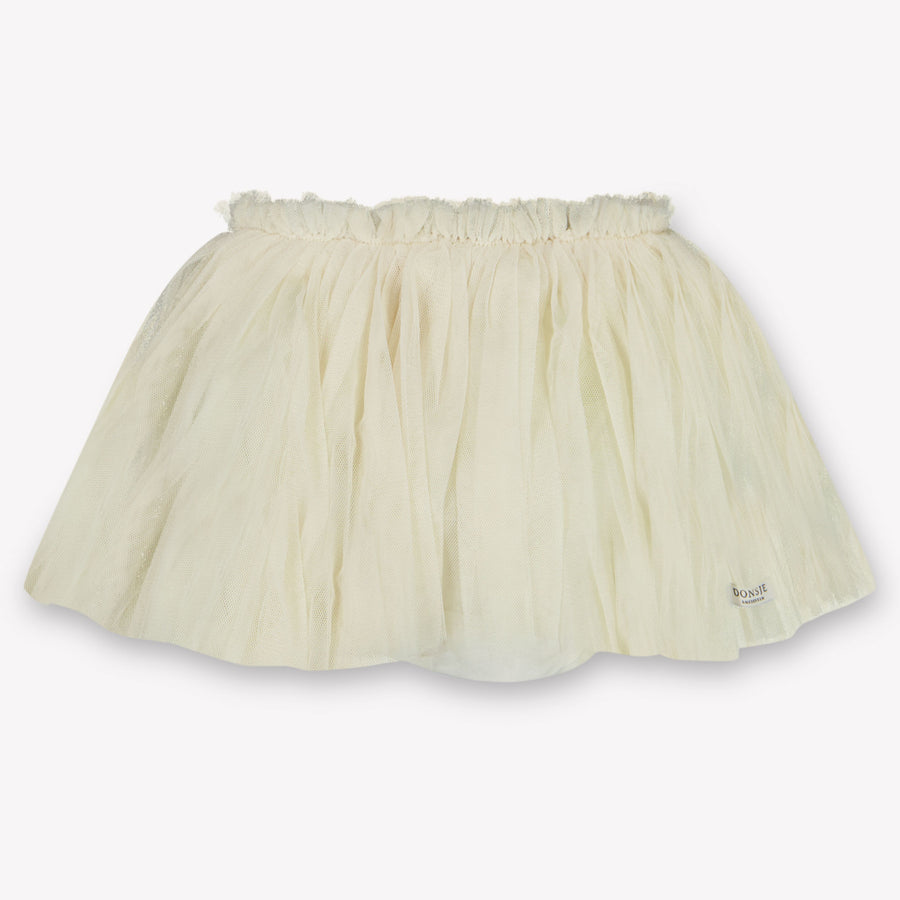 Donsje Amsterdam Rieta Baby Girls Skirt  Offwhite
