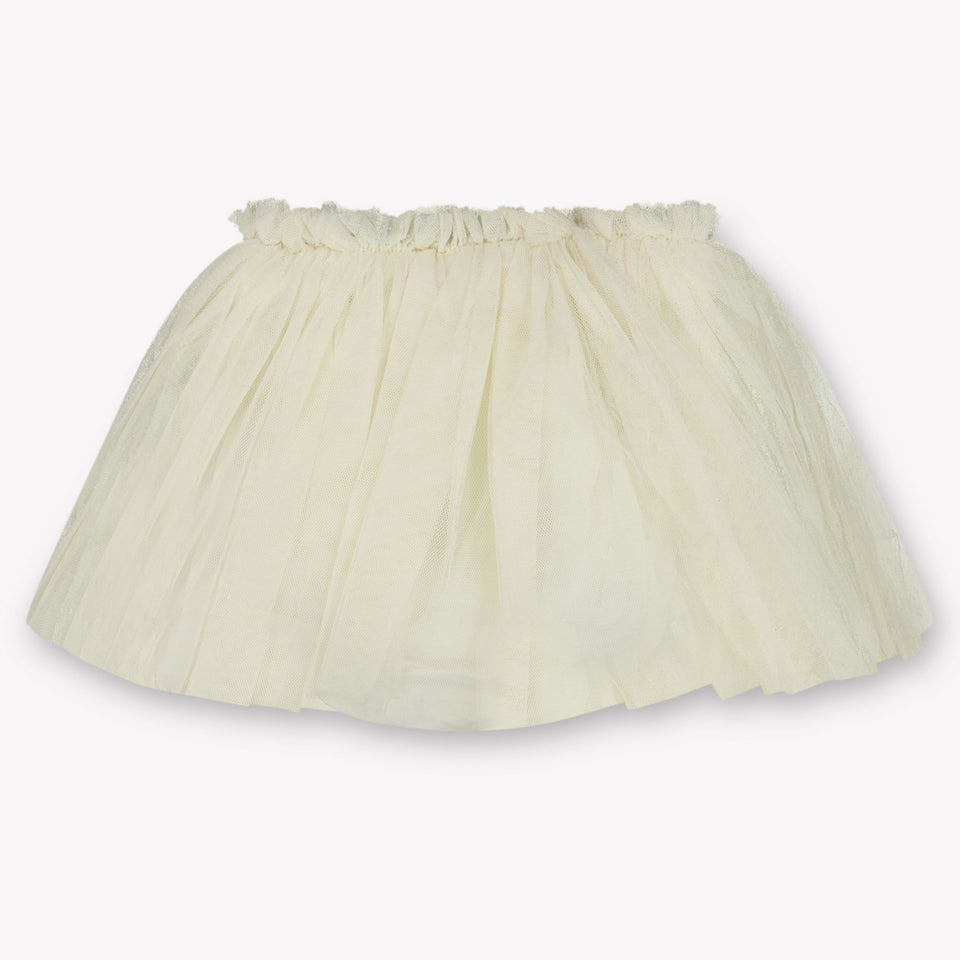 Donsje Amsterdam Rieta Baby Girls Skirt  Offwhite