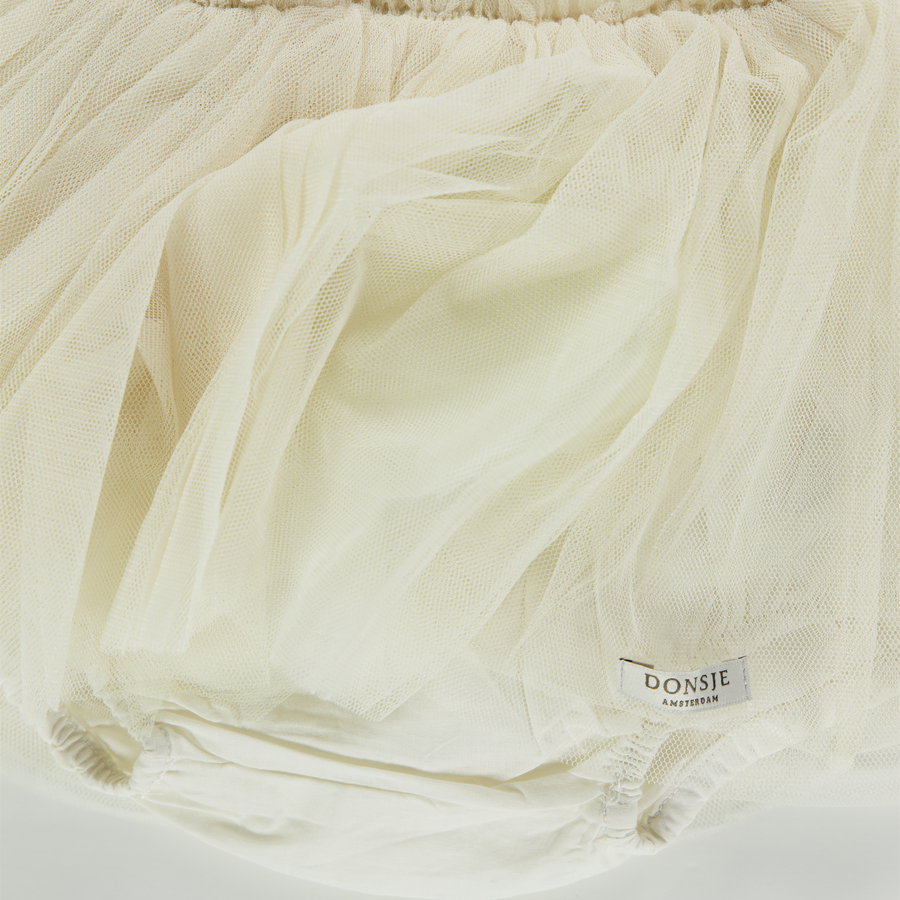 Donsje Amsterdam Rieta Baby Girls Skirt  Offwhite