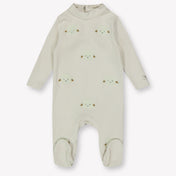 Donsje Amsterdam Baby Unisex Playsuit  Offwhite