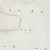 Donsje Amsterdam Baby Unisex Playsuit  Offwhite