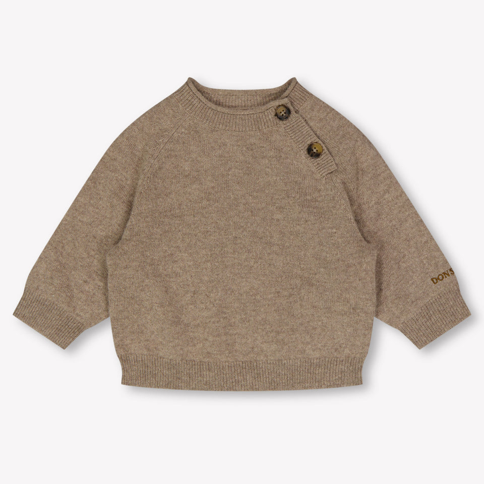 Donsje Amsterdam Collynsd Baby Unisex Trui In Bruin