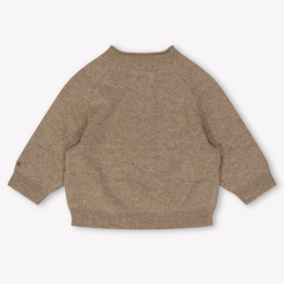 Donsje Amsterdam Collynsd Baby Unisex Trui In Bruin