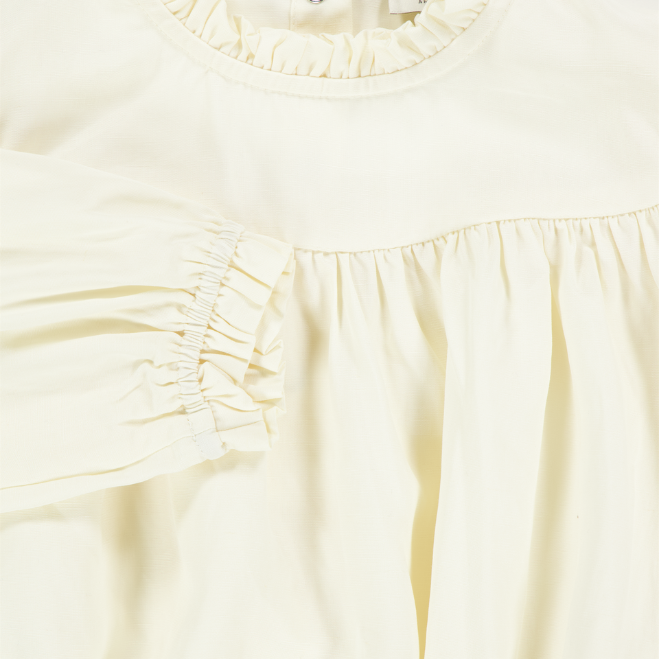 Donsje Amsterdam Baby Girls T-Shirt  Offwhite