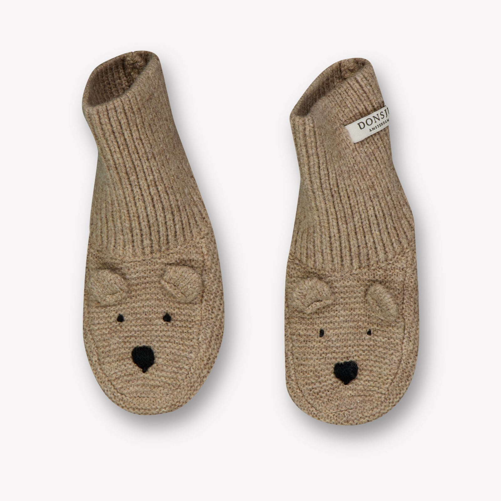 Donsje Amsterdam Bear Baby Unisex Shoes  Beige
