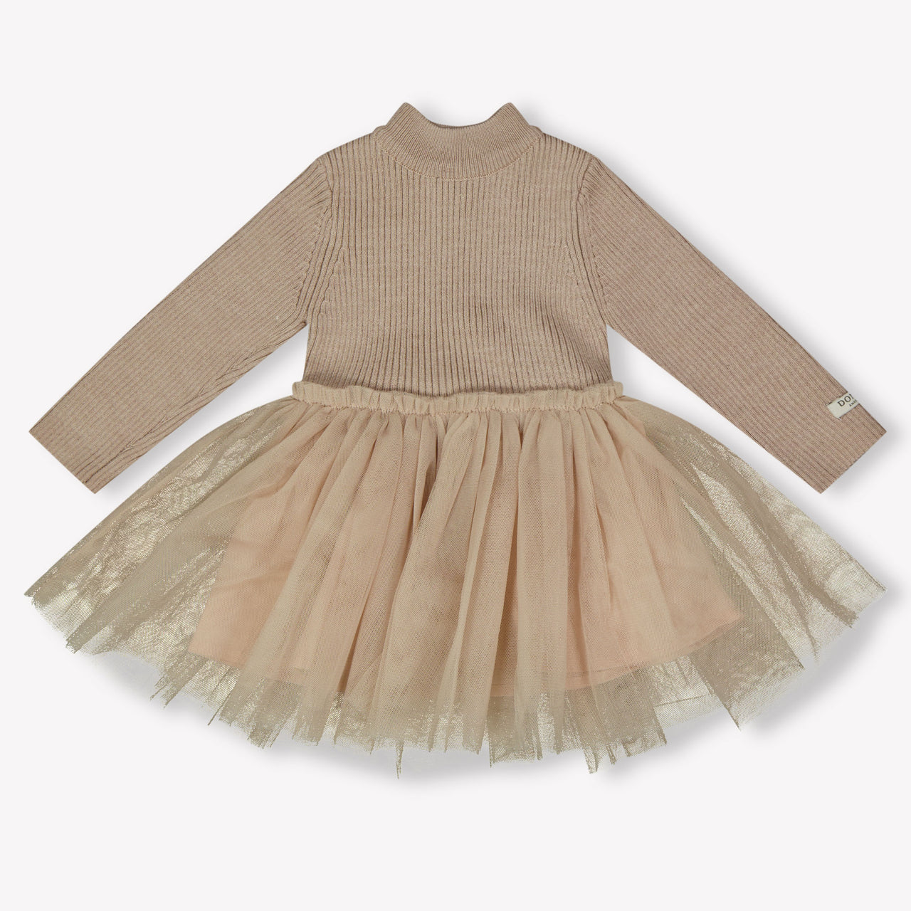 Donsje Amsterdam Lotus Baby Meisjes Jurk In Licht Roze