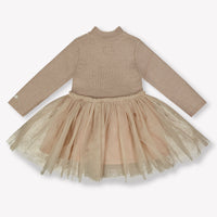 Donsje Amsterdam Lotus Baby Meisjes Jurk In Licht Roze