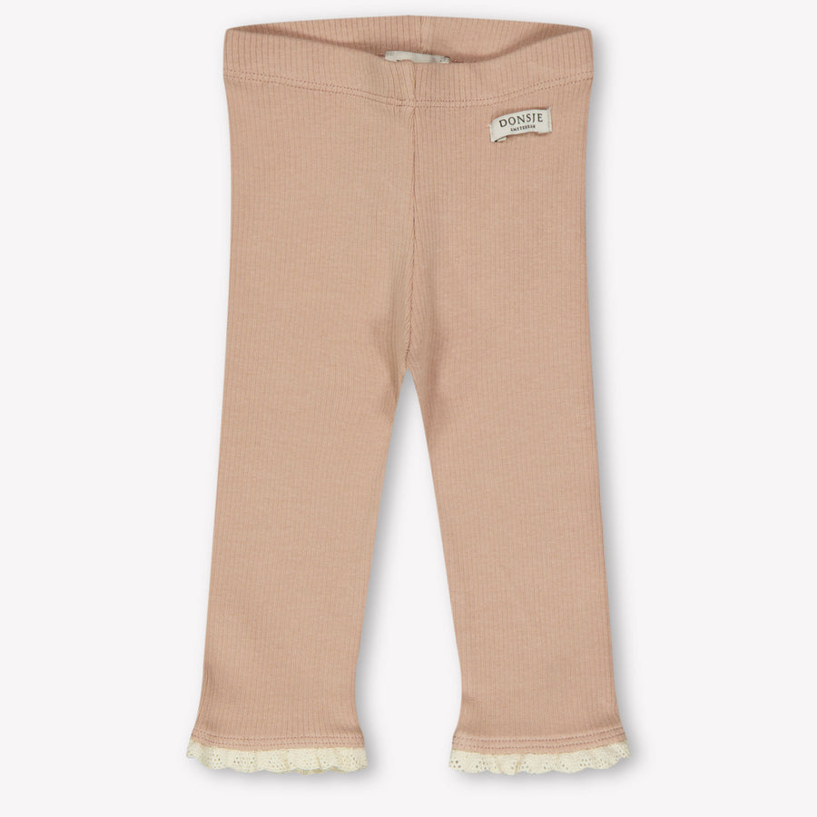 Donsje Amsterdam Affy Baby Girls Legggs  Old Pink