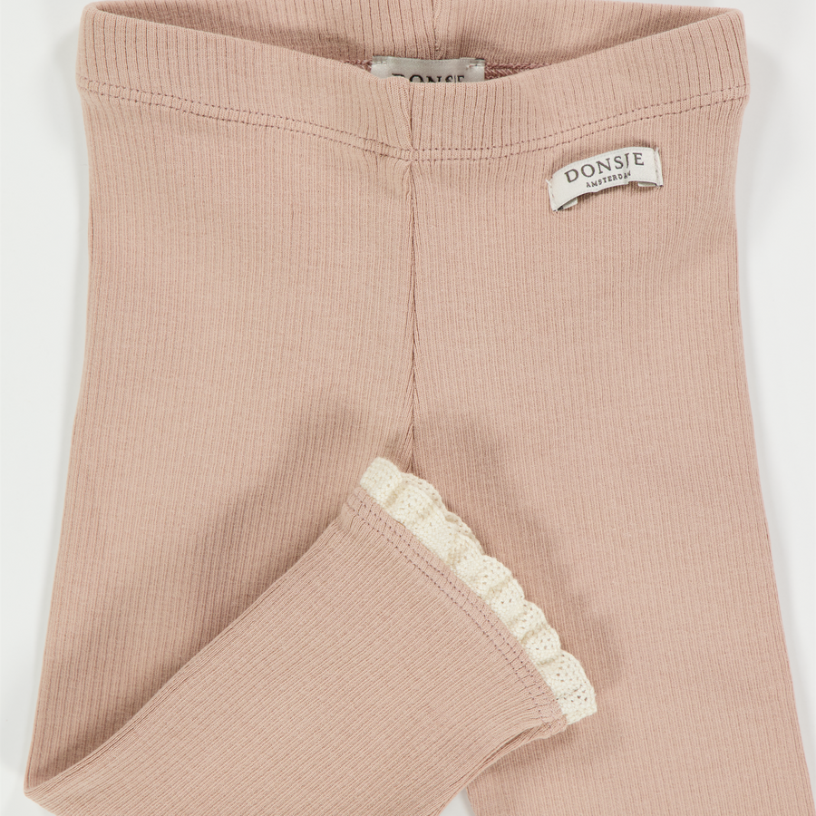 Donsje Amsterdam Affy Baby Girls Legggs  Old Pink