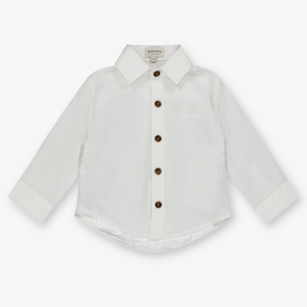 Donsje Amsterdam Chee Baby Meisjes Blouse In Wit
