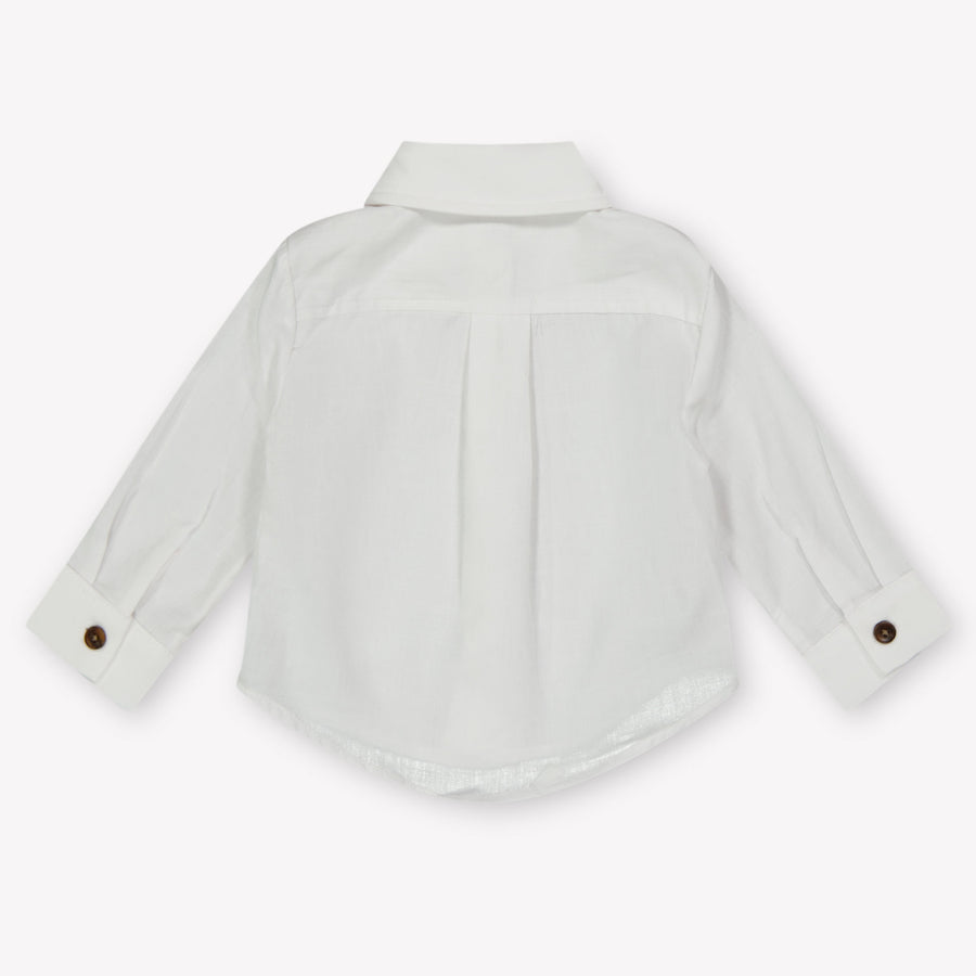Donsje Amsterdam Chee Baby Meisjes Blouse In Wit