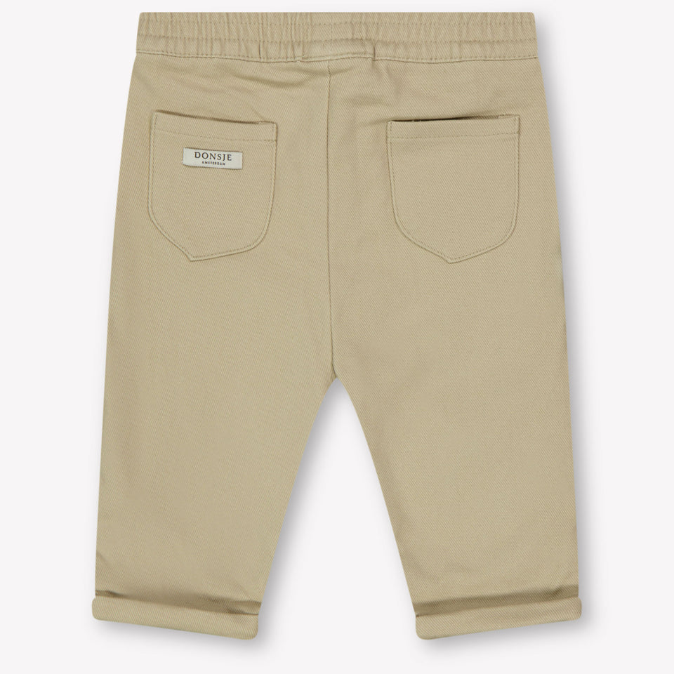Donsje Amsterdam Baby Jongens Broek In Licht Beige
