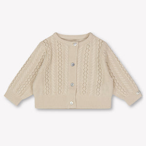 Donsje Amsterdam Danik Baby Meisjes Vest In Zand