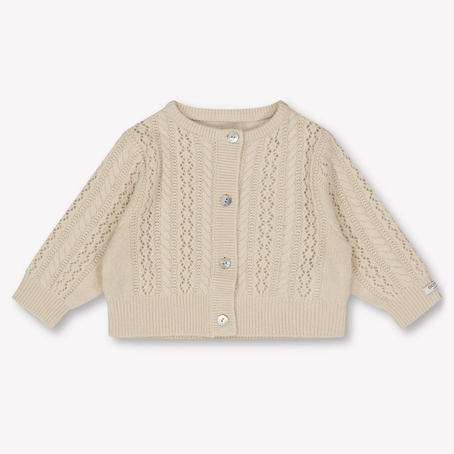 Donsje Amsterdam Danik Baby Meisjes Vest In Zand