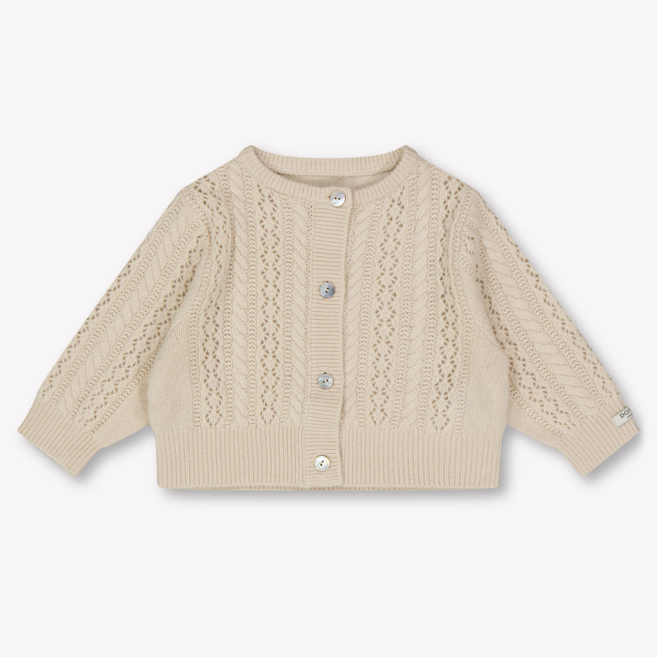 Donsje Amsterdam Danik Baby Meisjes Vest In Zand