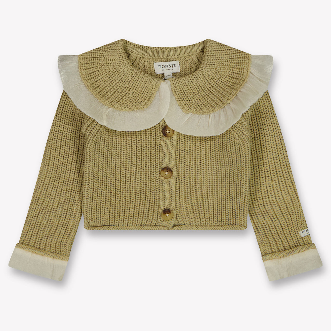 Donsje Amsterdam Zaila Baby Girls Vest  Light Beige