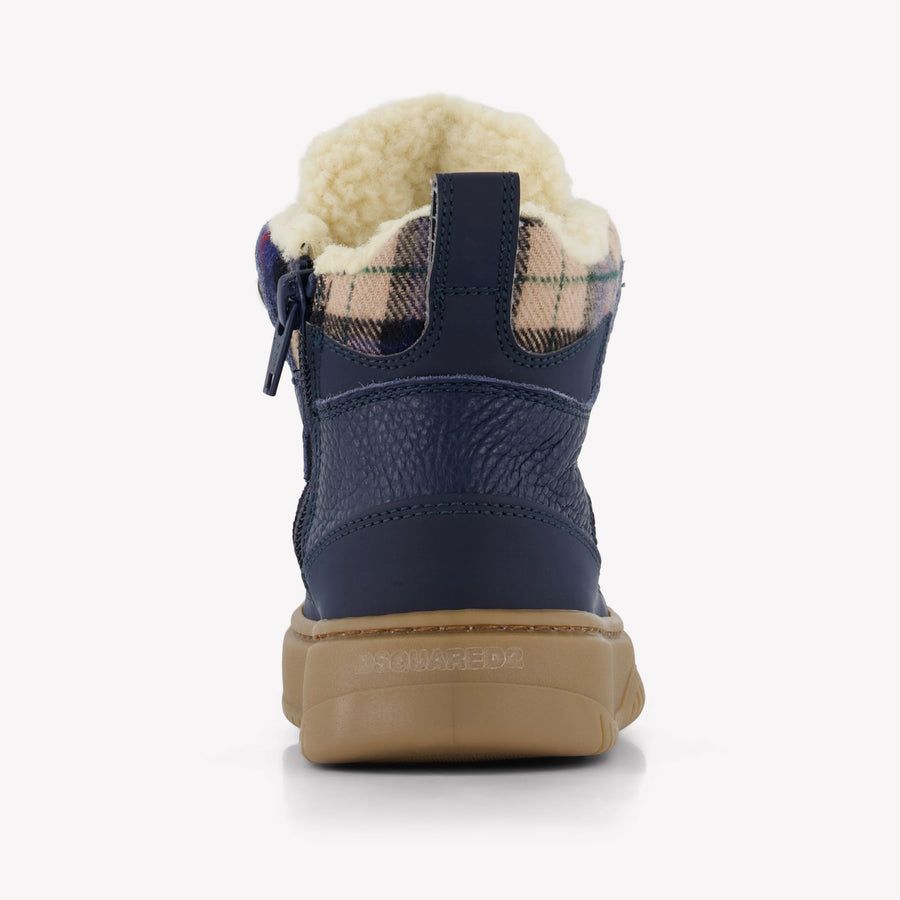 Dsquared2 Unisex Boots In Navy