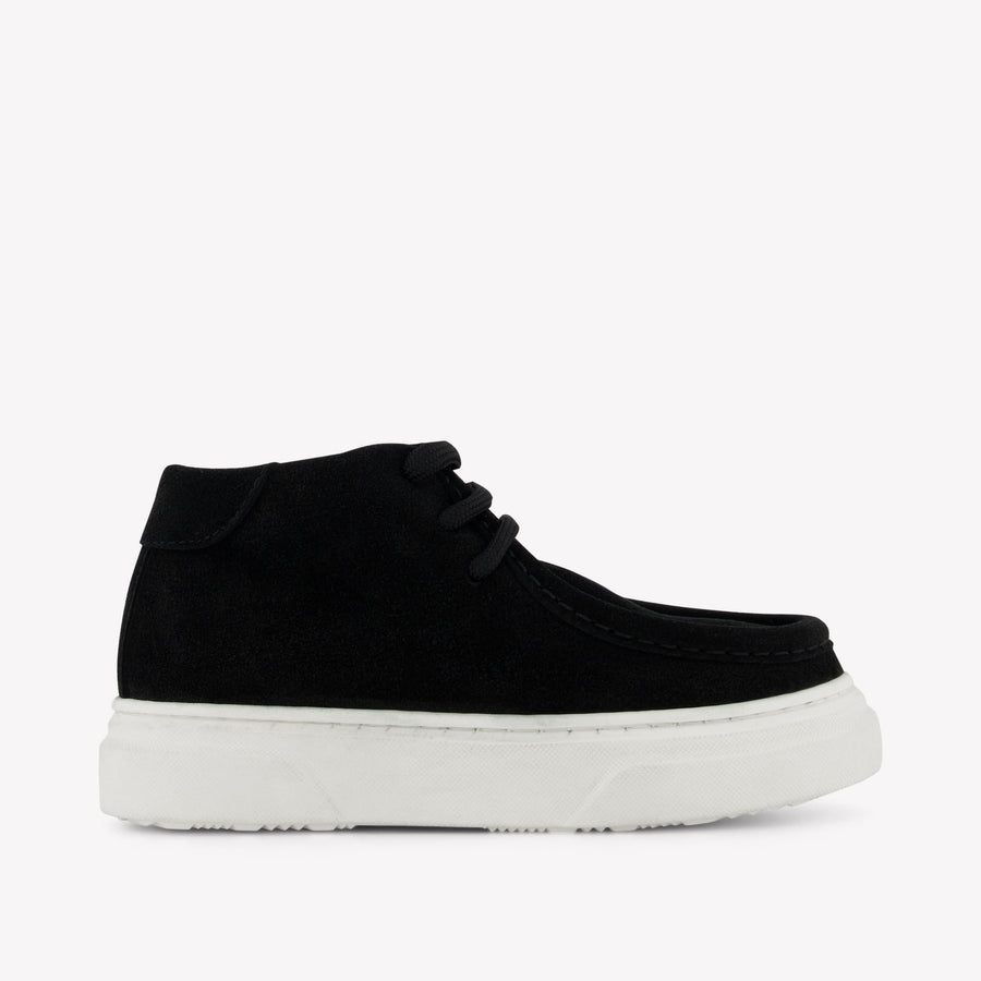 Andrea Montelpare Boys Shoes in Black