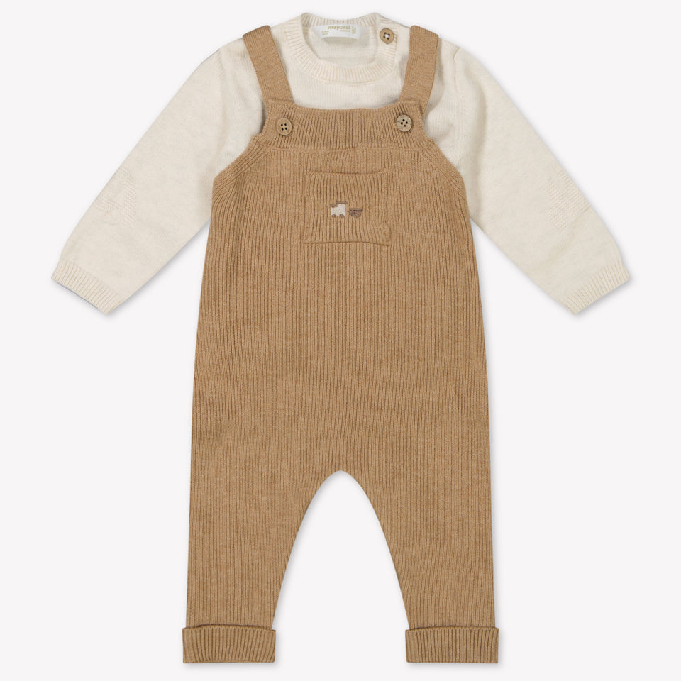 Mayoral Baby Boys Set  Camel