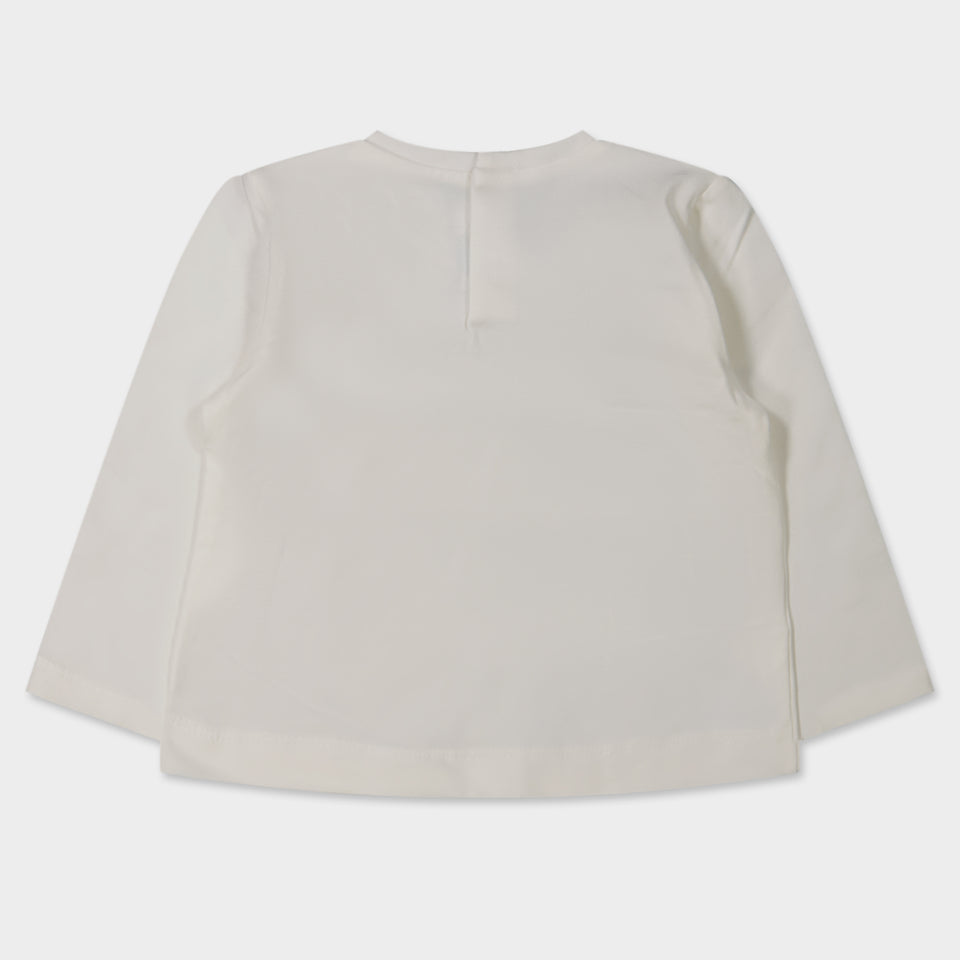 Mayoral Baby Girls T-shirt in Cream