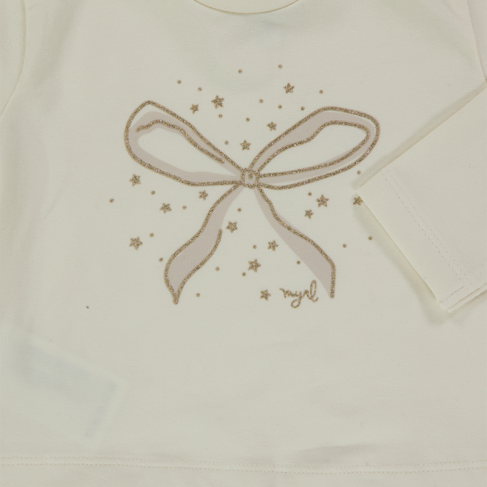 Mayoral Baby Meisjes T-Shirt In Wit