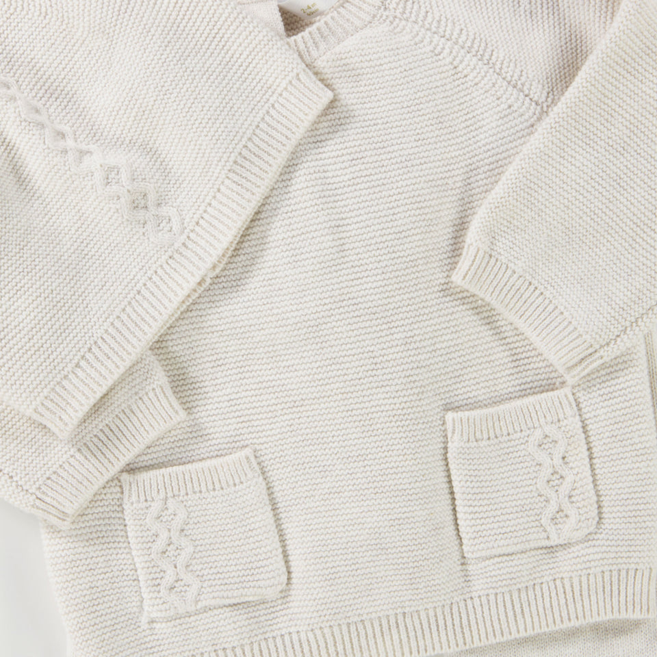 Mayoral Baby Unisex Playsuit  Offwhite