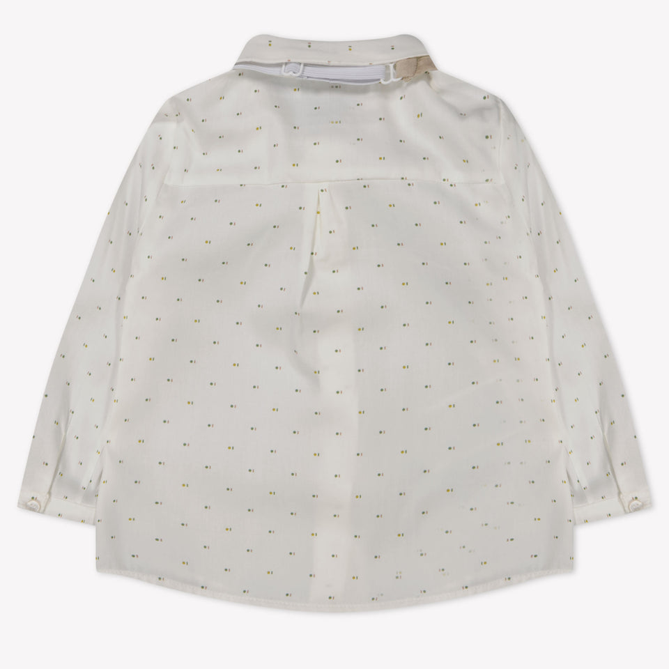 Mayoral Baby Jongens T-Shirt In Off White