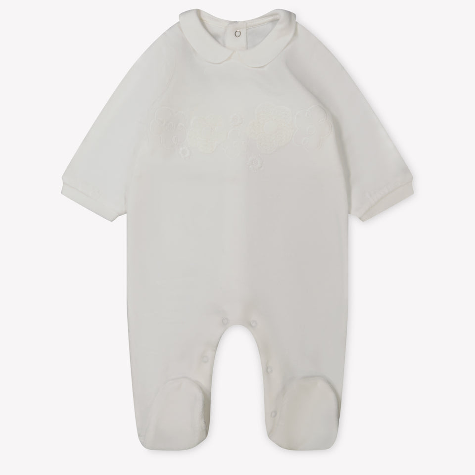 Mayoral Baby Girls Playsuit  Offwhite