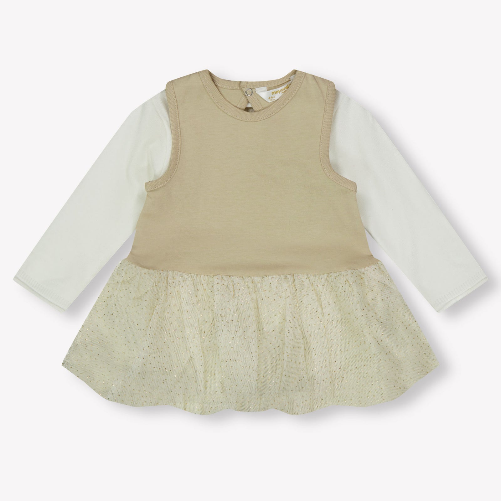 Mayoral Baby Girls Dress  Offwhite