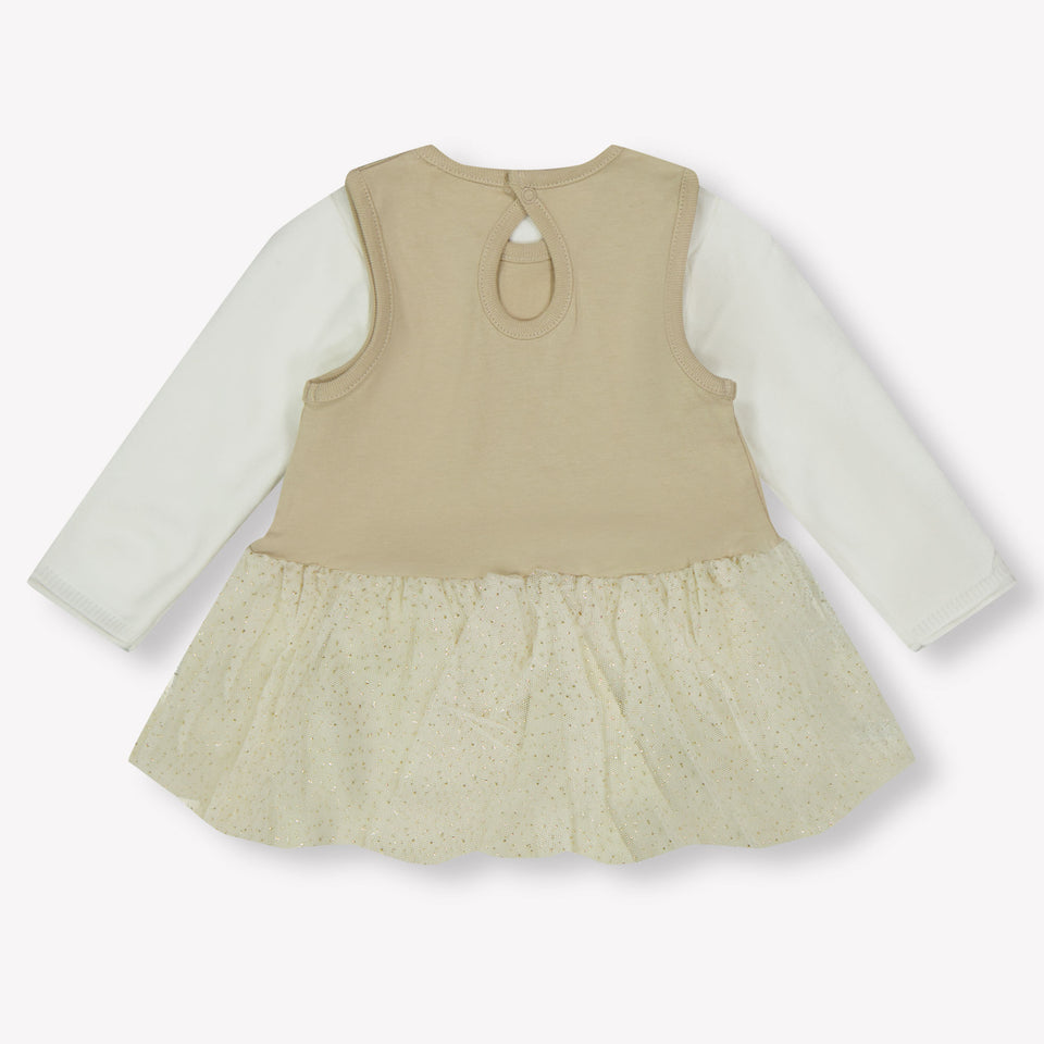 Mayoral Baby Girls Dress  Offwhite