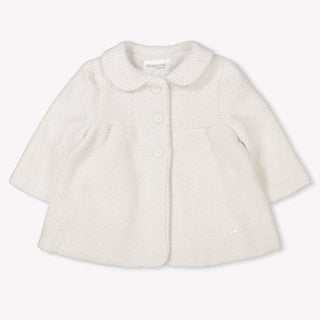 Mayoral Baby Meisjes Winterjas In Off White