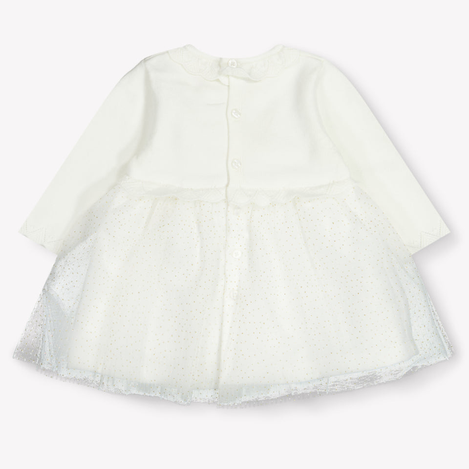 Mayoral Baby Girls Dress  Offwhite