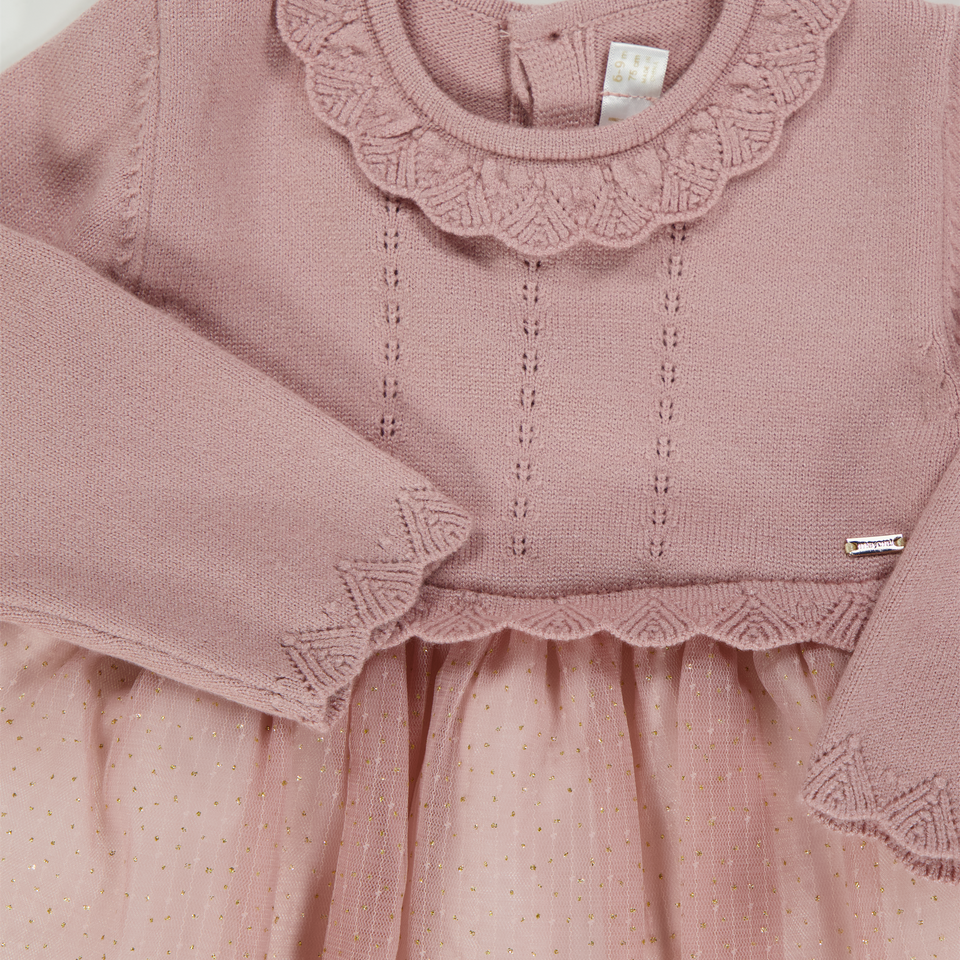 Mayoral Baby Girls Dress  Light Pink