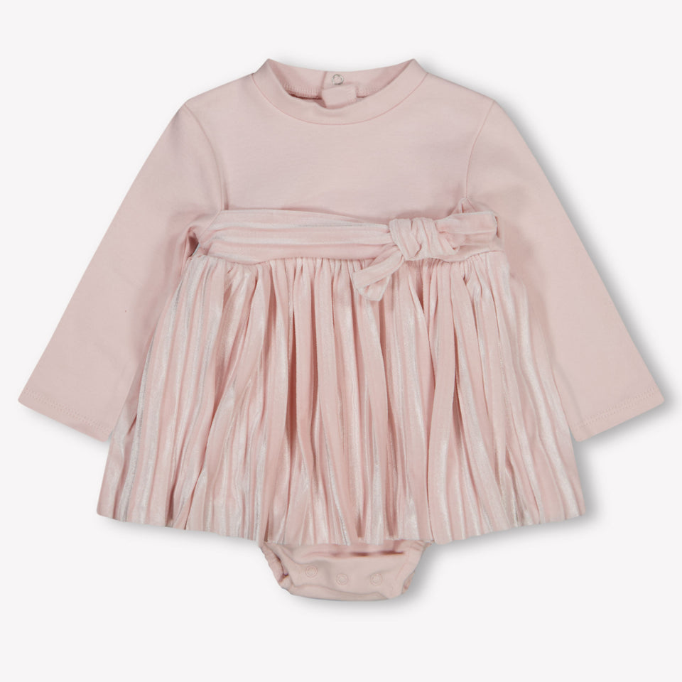 Mayoral Baby Meisjes Jurk In Licht Roze