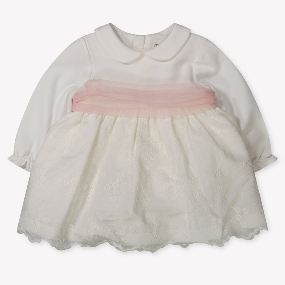 Mayoral Baby Girls Dress  Offwhite