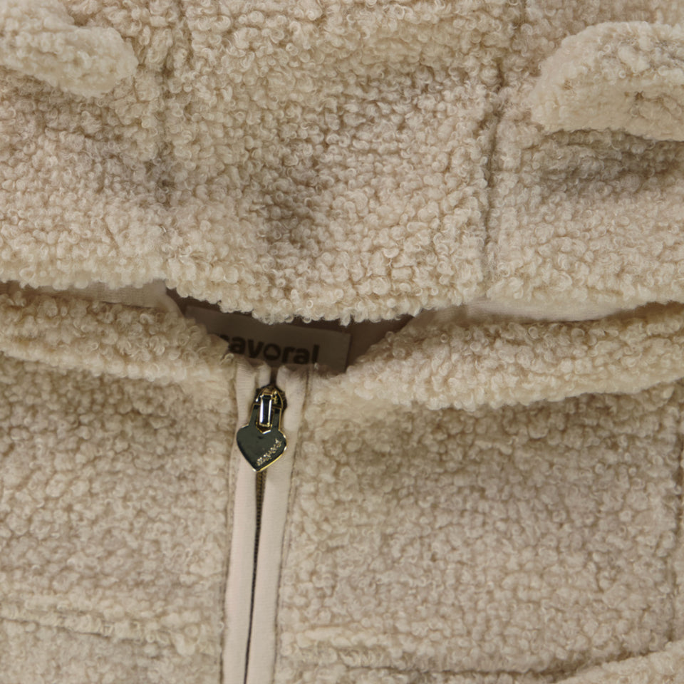 Mayoral Baby Meisjes Vest In Beige