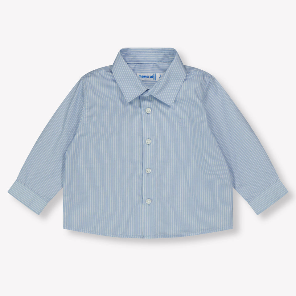 Mayoral Baby Boys Blouse  Light Blue