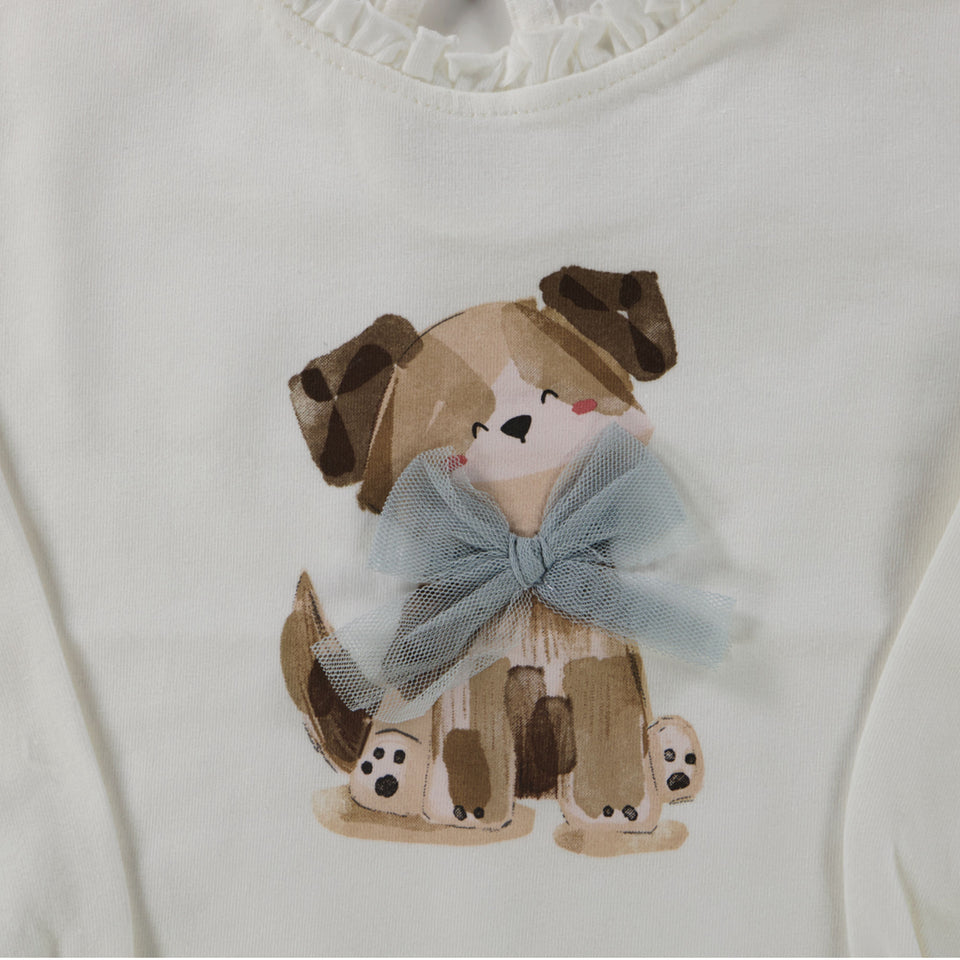 Mayoral Baby Meisjes T-Shirt In Off White