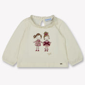 Mayoral Baby Girls T-Shirt  Light Beige