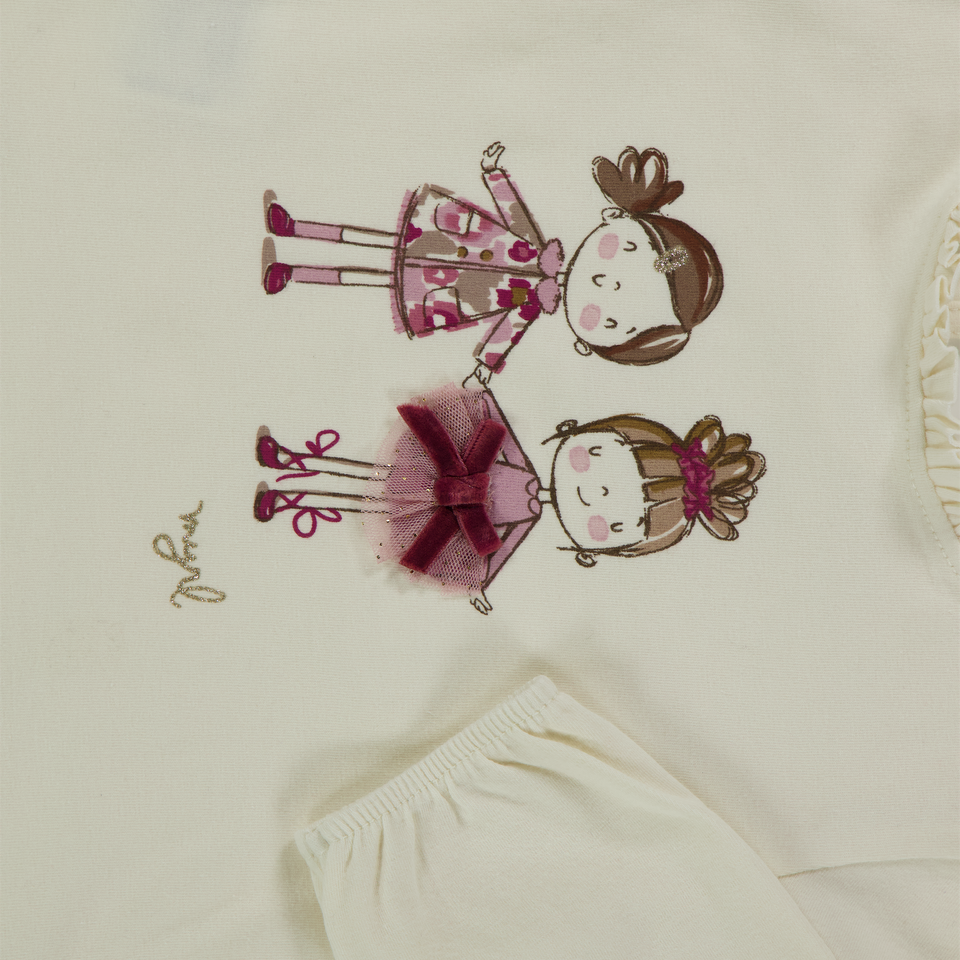 Mayoral Baby Girls T-Shirt  Light Beige