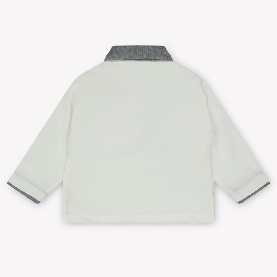 Mayoral Baby Jongens Polo In Off White