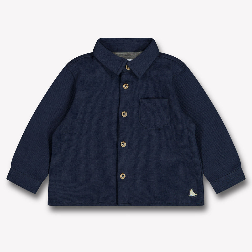 Mayoral Baby Boys Blouse  Navy