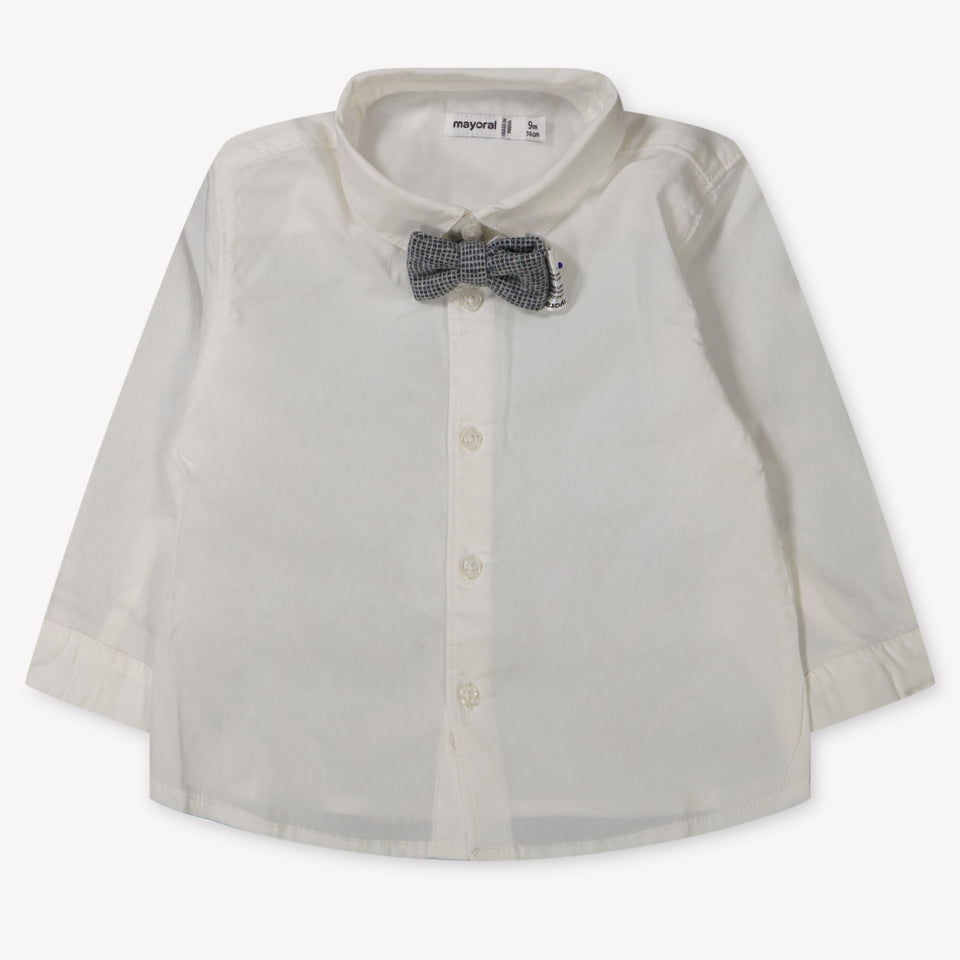 Mayoral Baby Boys Blouse  Offwhite